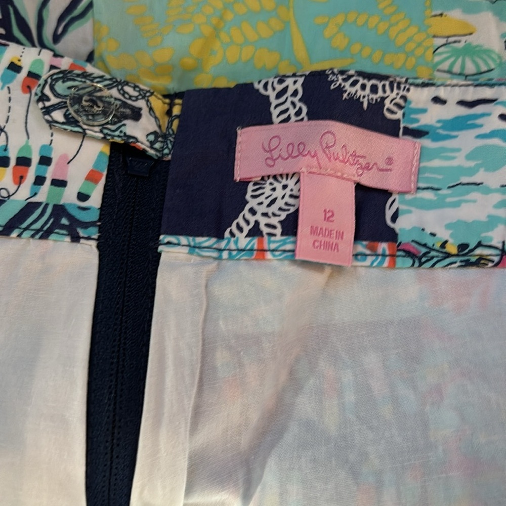 Lilly Pulitzer Skort Multi Sailor Patch Print - image 8